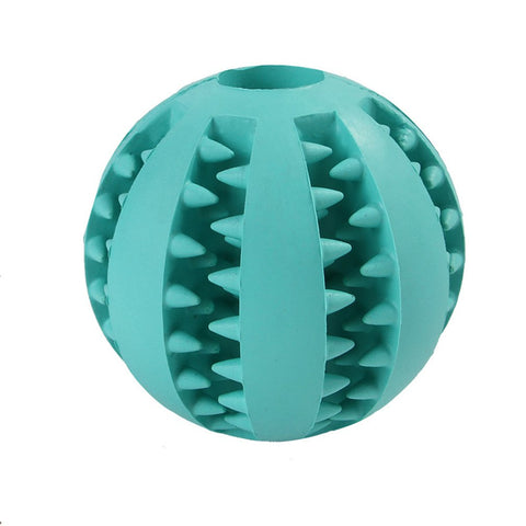 Pets Leaking Food Ball Toys Elastic Natural Rubber Dog